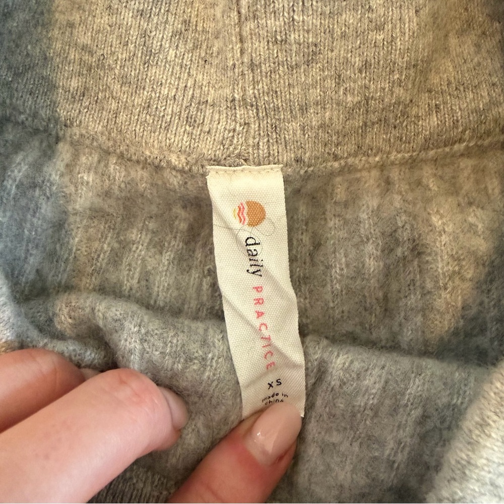 Daily Practice by Anthropologie Ribbed Cashmere Shorts - Picture 3 of 5
